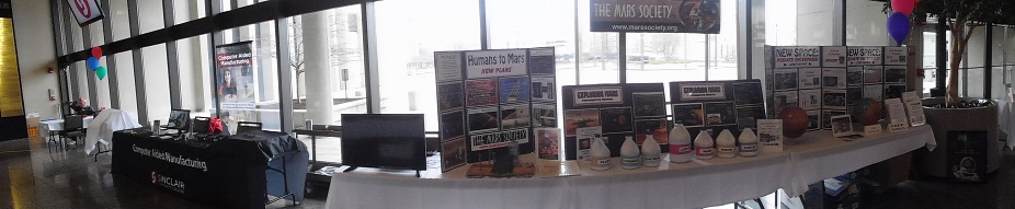 Panarama of our TechFest 2017 Table